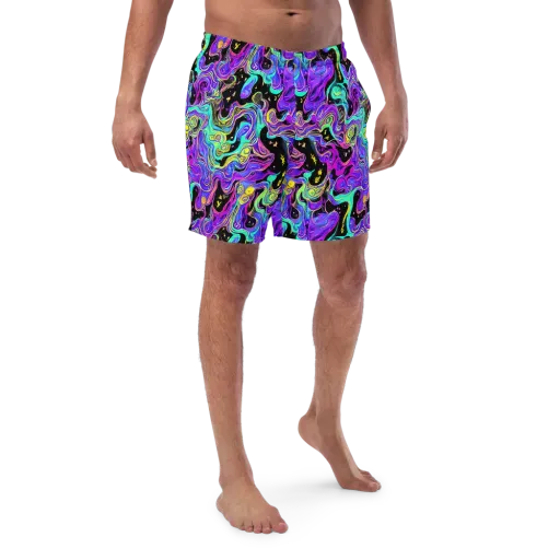 Sonic Swirl on a Swim Trunks
