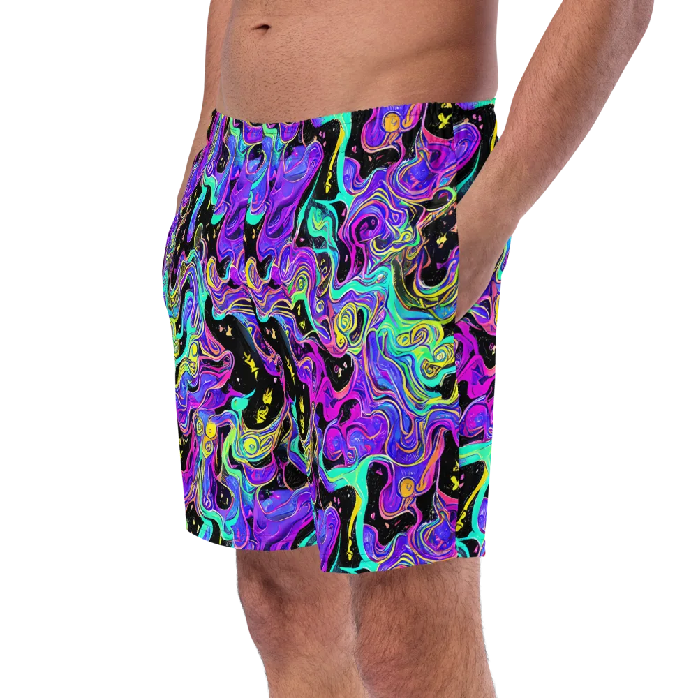 Sonic Swirl on Swim Trunks — Left Front