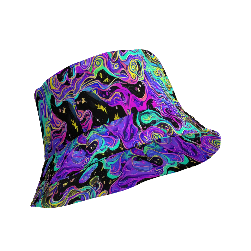 Sonic Swirl on Reversible Bucket Hat — Product details Outside