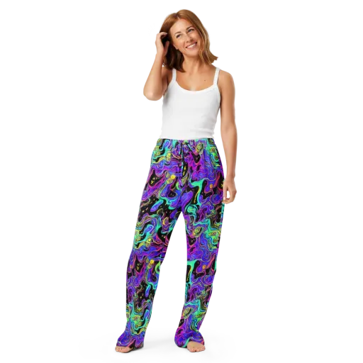 Sonic Swirl on a Women's Pajama Pants