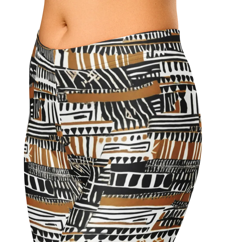 Nomad Geometry on Capri Leggings — Zoomed-in