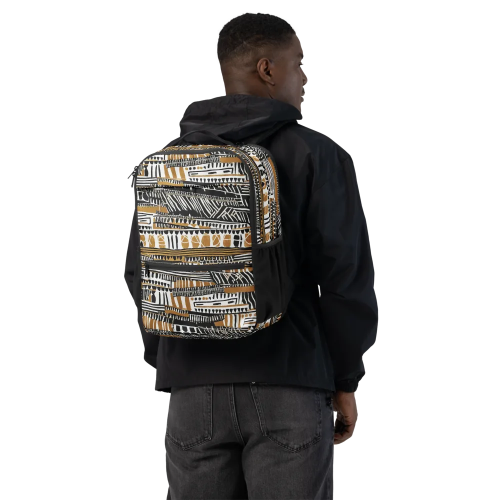 Nomad Geometry on Utility Backpack — Back