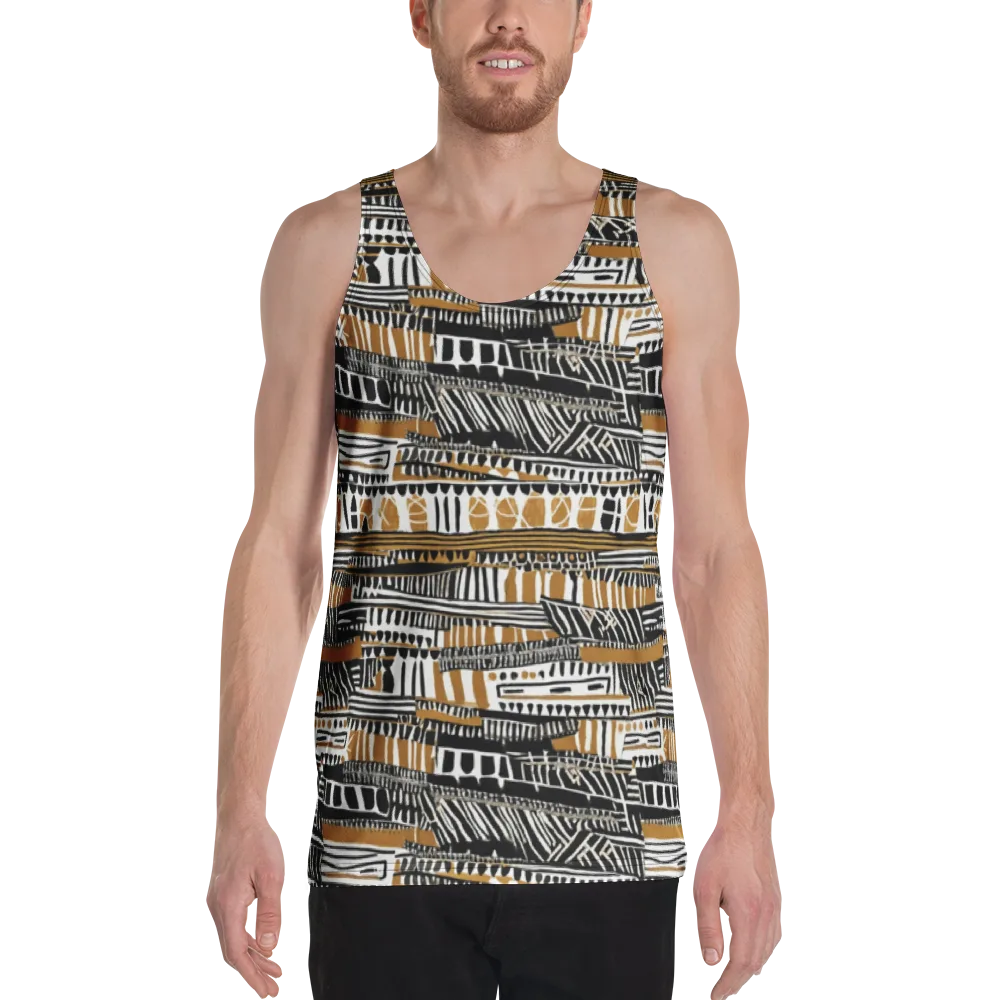 Nomad Geometry on Men's Tank Top — Front