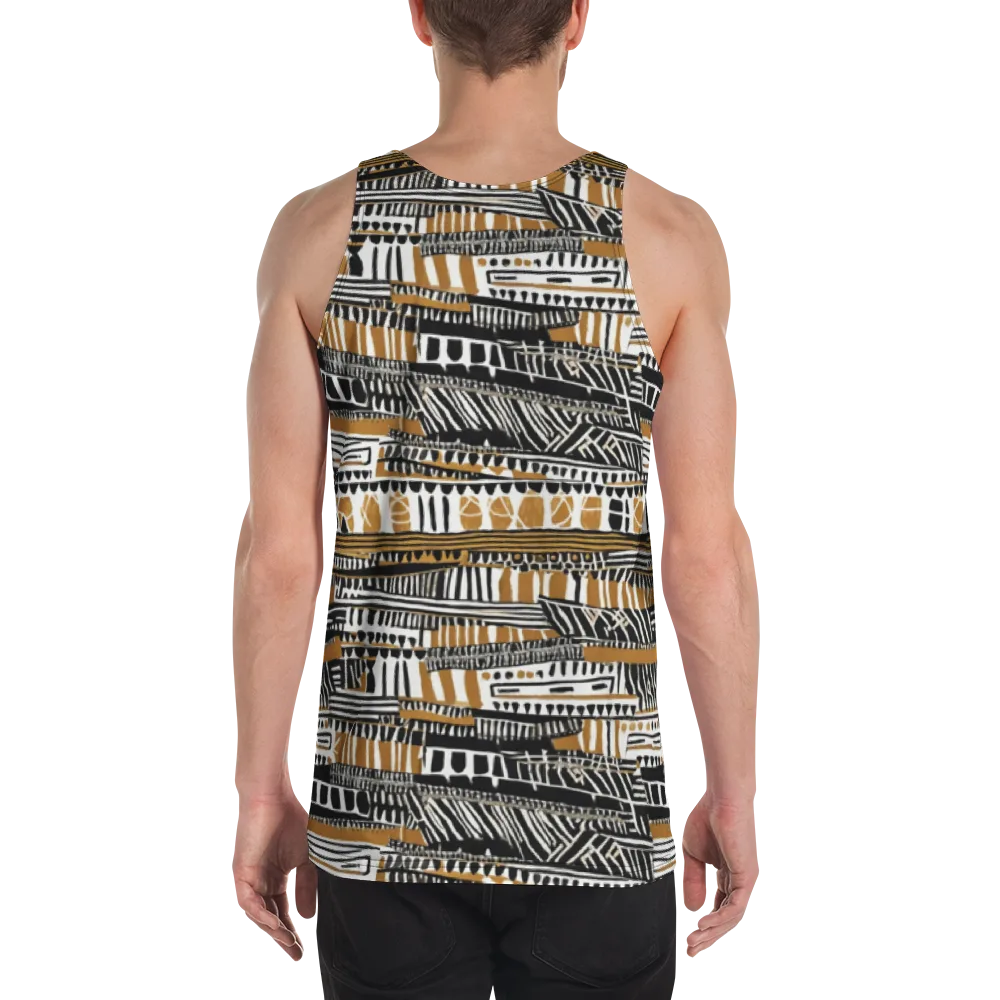 Nomad Geometry on Men's Tank Top — Back