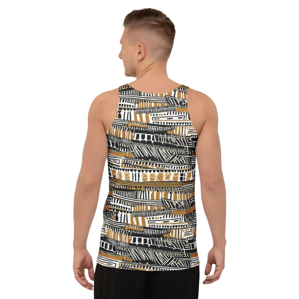 Nomad Geometry on Men's Tank Top — Back