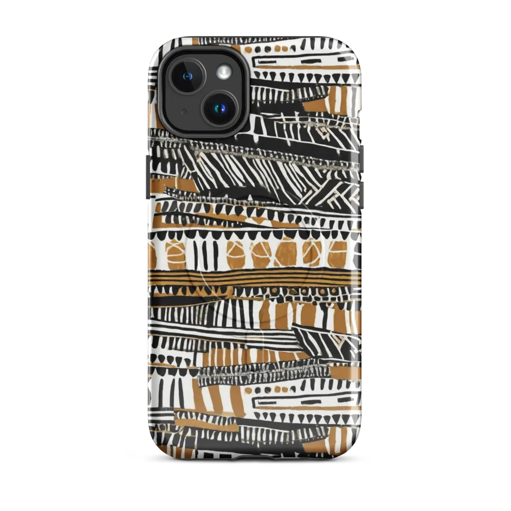Nomad Geometry on MagSafe Tough Case for iPhone® — Front