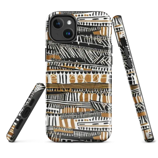 Nomad Geometry on a MagSafe Tough Case for iPhone®