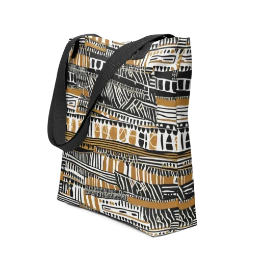 Nomad Geometry on a Tote Bag