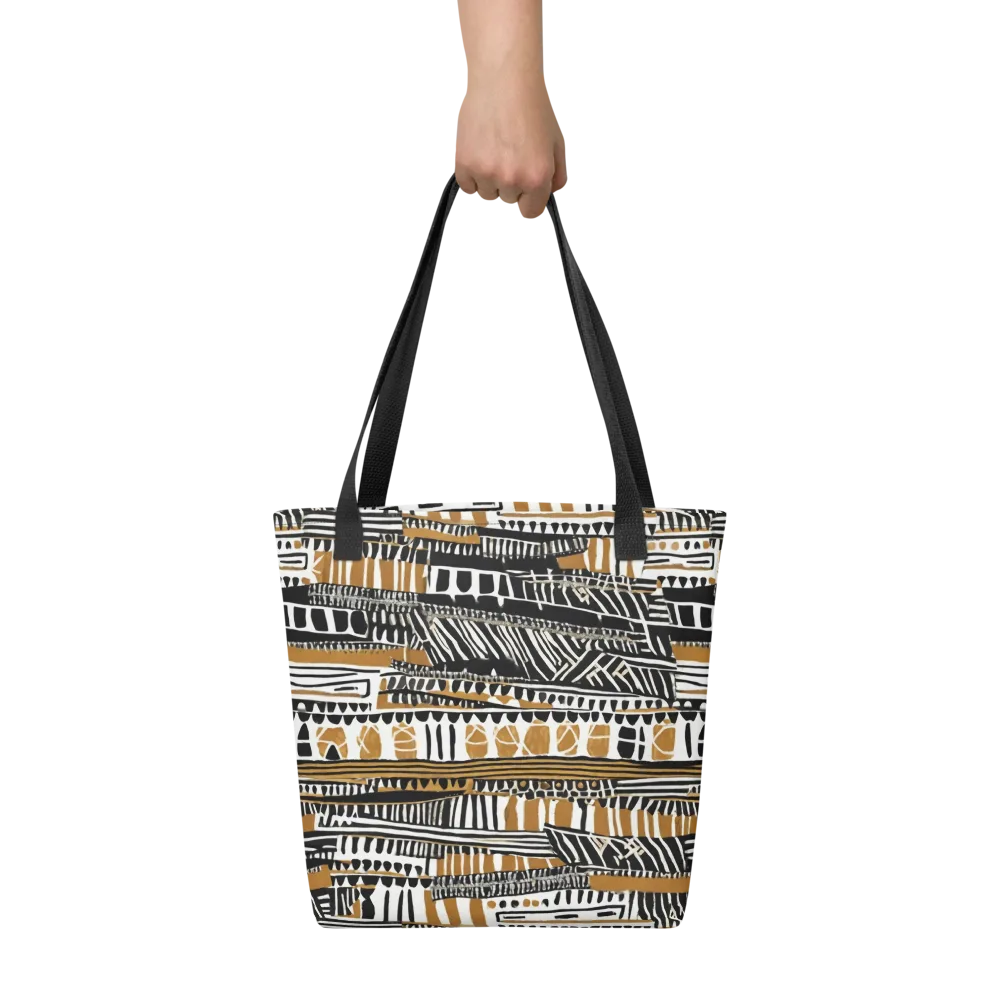 Nomad Geometry on Tote Bag — Front
