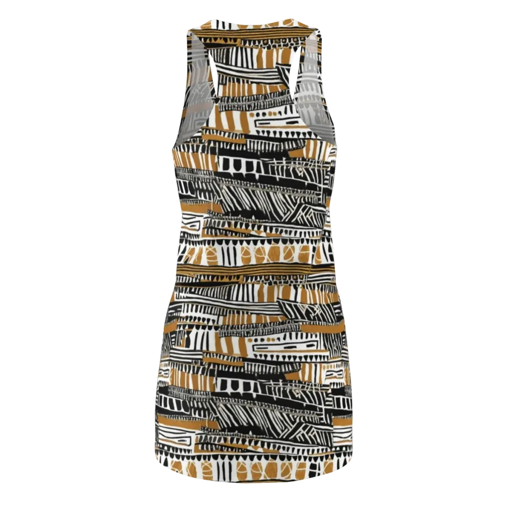 Nomad Geometry on Racerback Dress — Back
