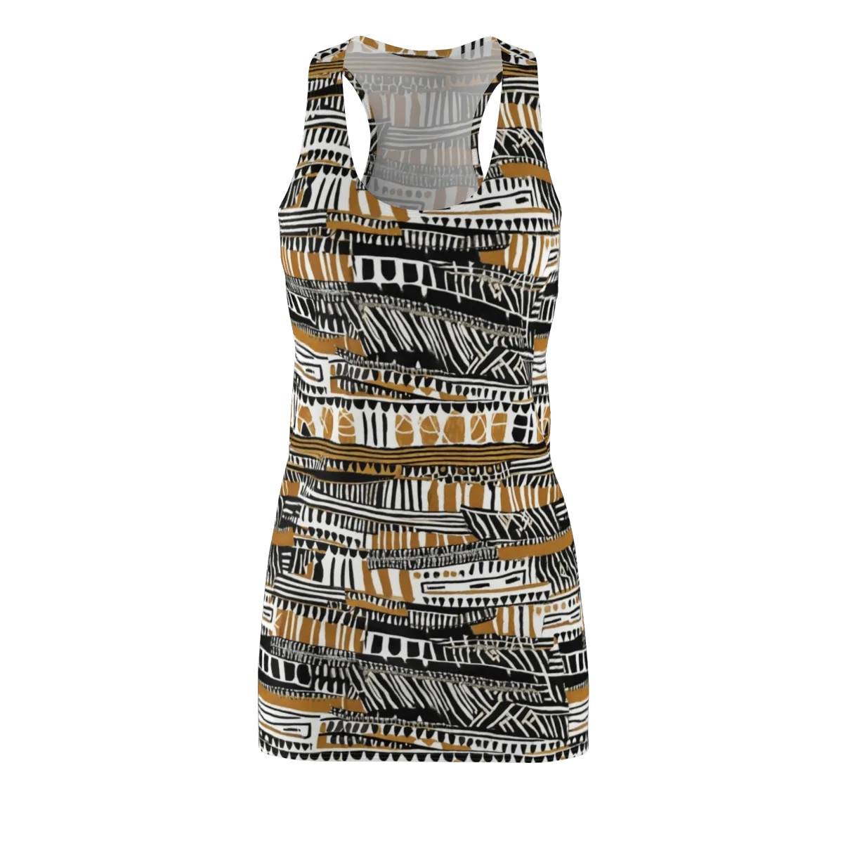 Nomad Geometry on Racerback Dress — Front