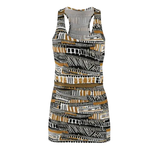Nomad Geometry on a Racerback Dress