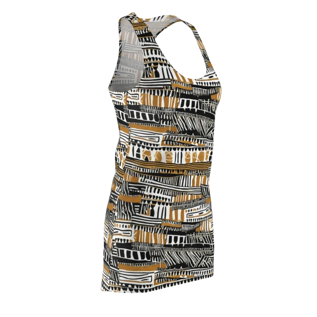 Nomad Geometry on Racerback Dress — Front Side