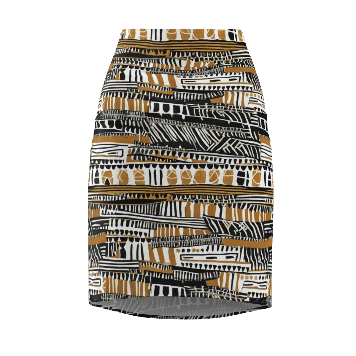 Nomad Geometry on Pencil Skirt — Front