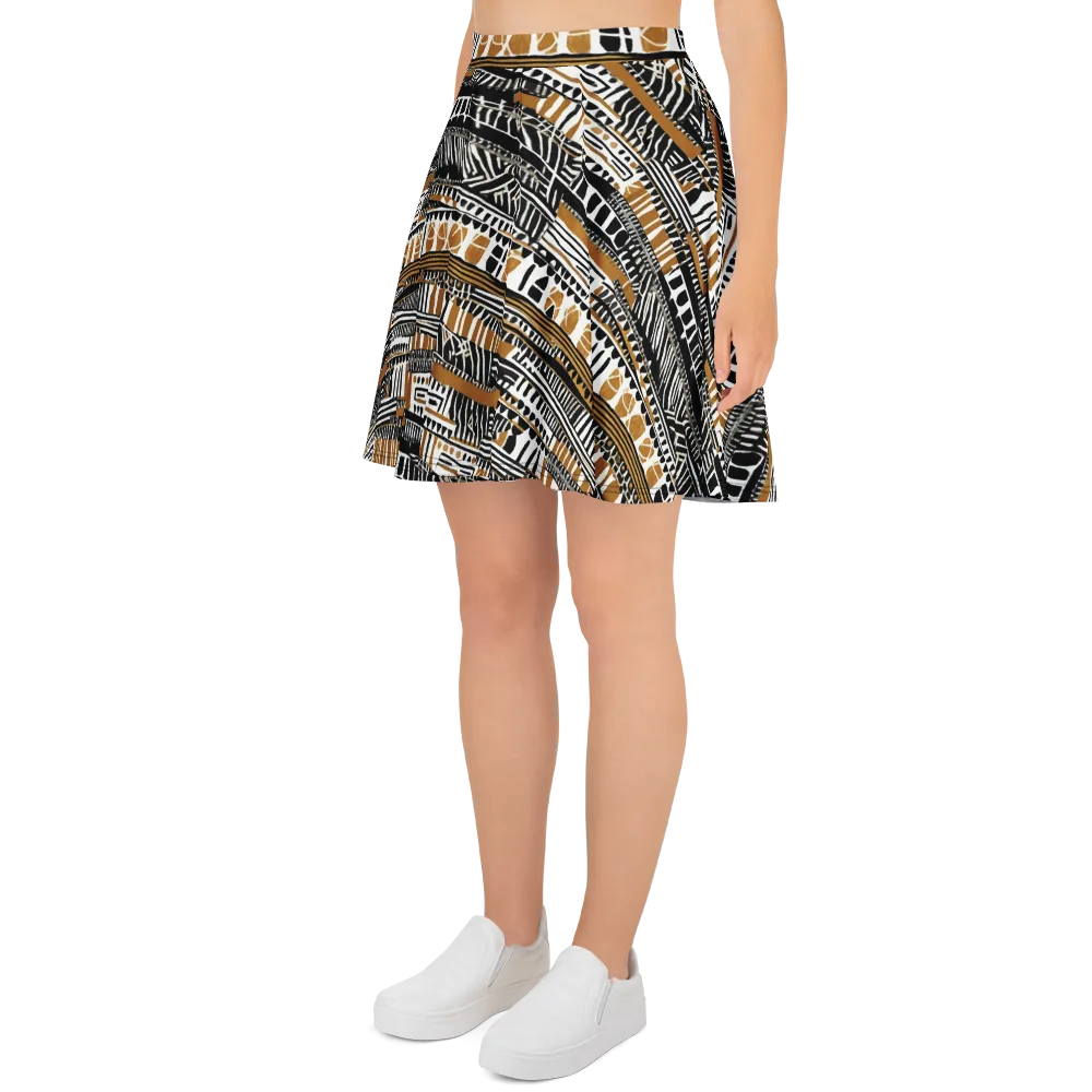 Nomad Geometry on Skater Skirt — Left