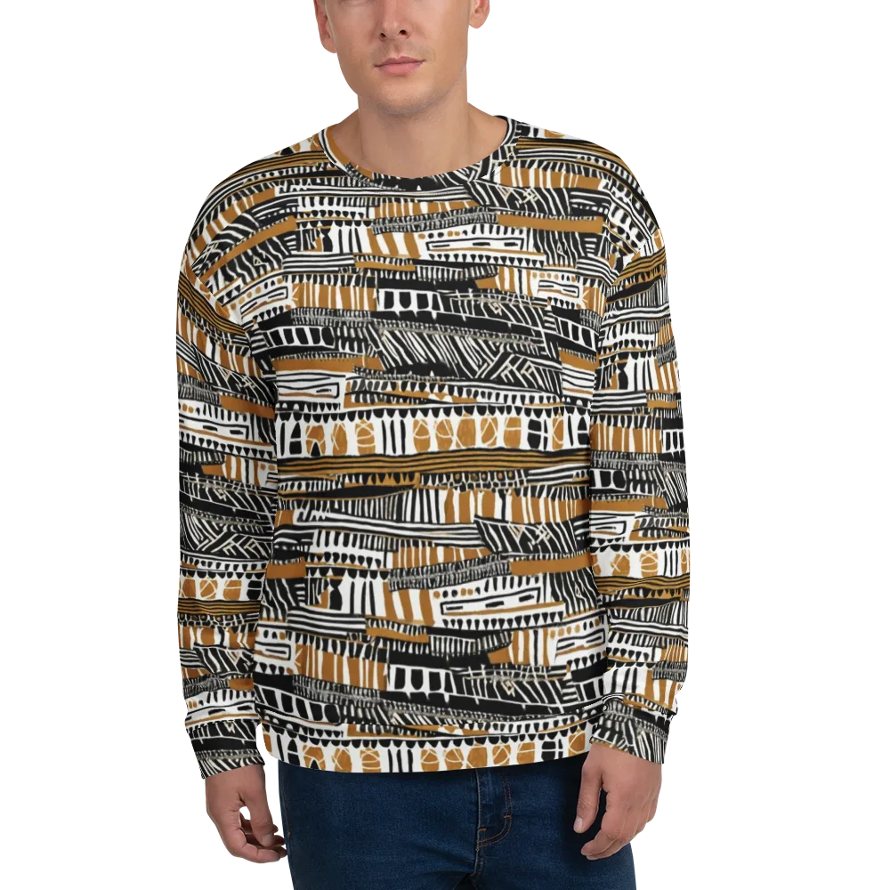 Nomad Geometry on Sweatshirt — Front