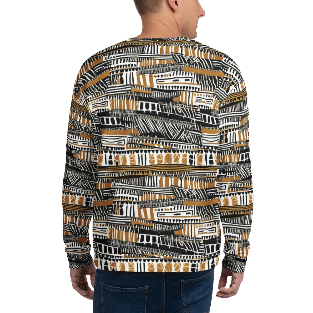 Nomad Geometry on Sweatshirt — Back