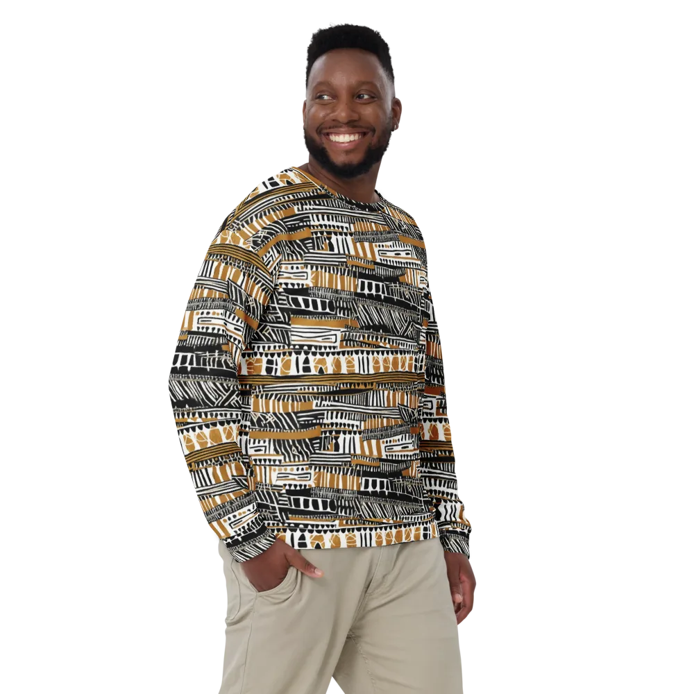 Nomad Geometry on Sweatshirt — Front
