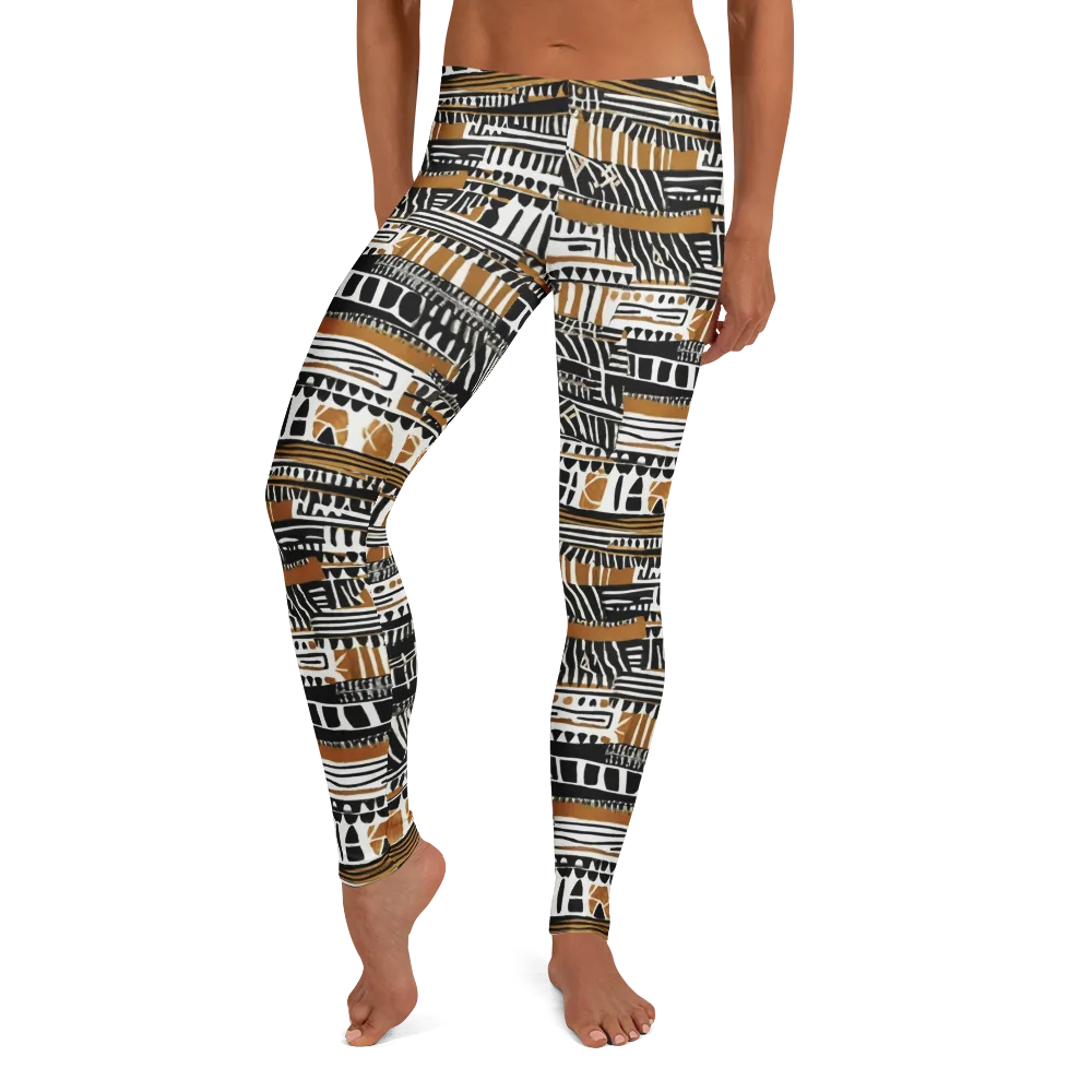 Nomad Geometry on Leggings — Front