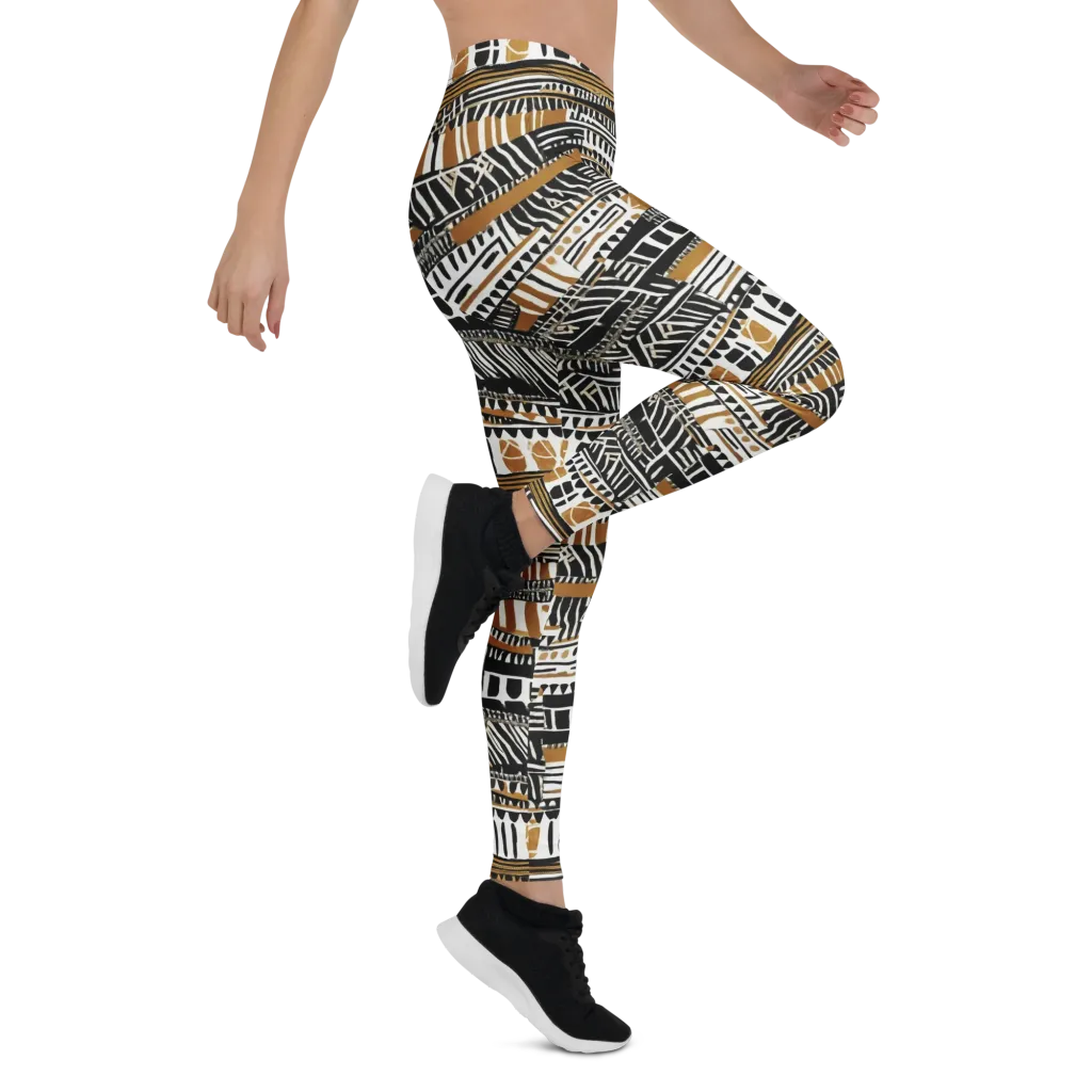 Nomad Geometry on Leggings — Right