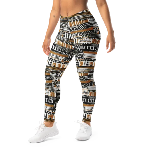 Nomad Geometry on a Leggings