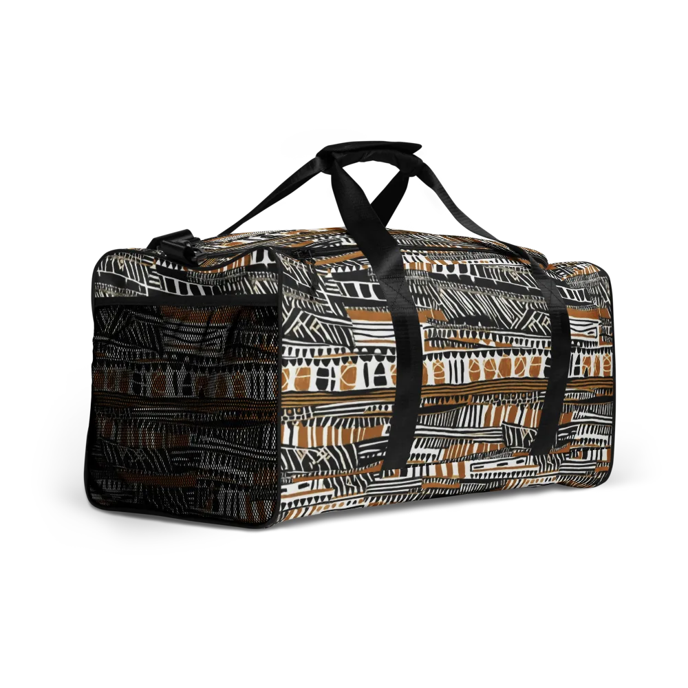 Nomad Geometry on Duffle Bag — Right Front