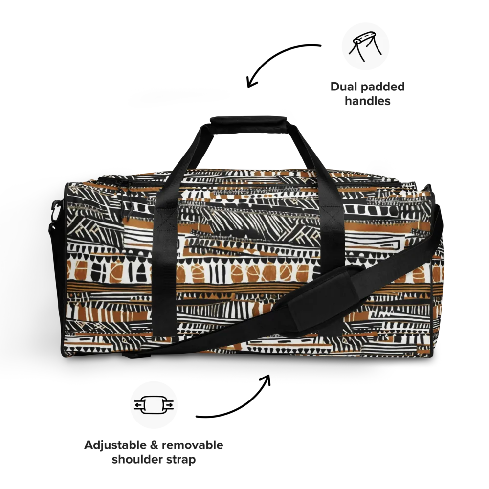 Nomad Geometry on Duffle Bag — Front