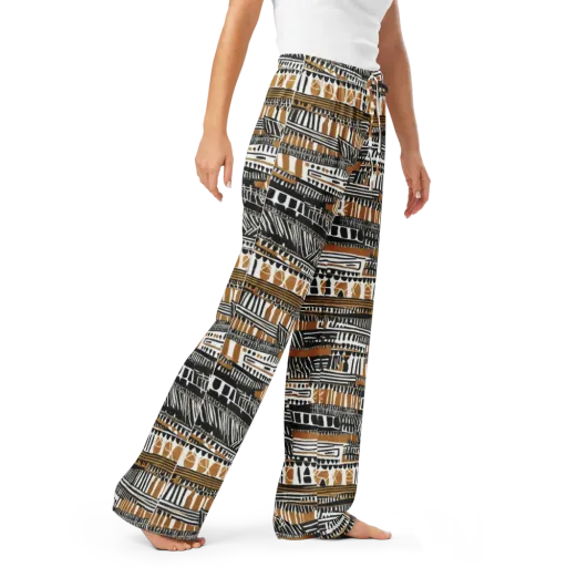 Nomad Geometry on a Women's Pajama Pants
