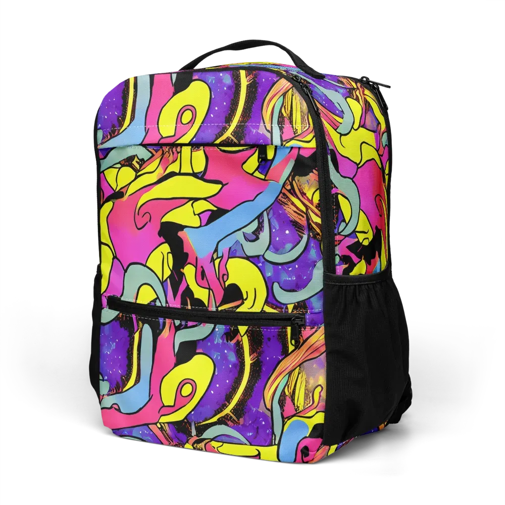 Pop Inferno on Utility Backpack — Left Front