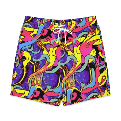 Pop Inferno on a Men's Board Shorts