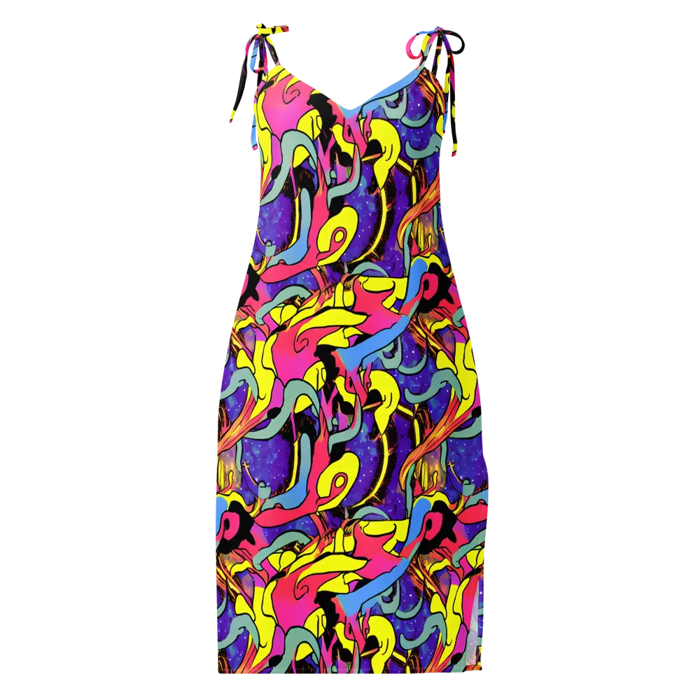 Pop Inferno on Slip Dress — Front