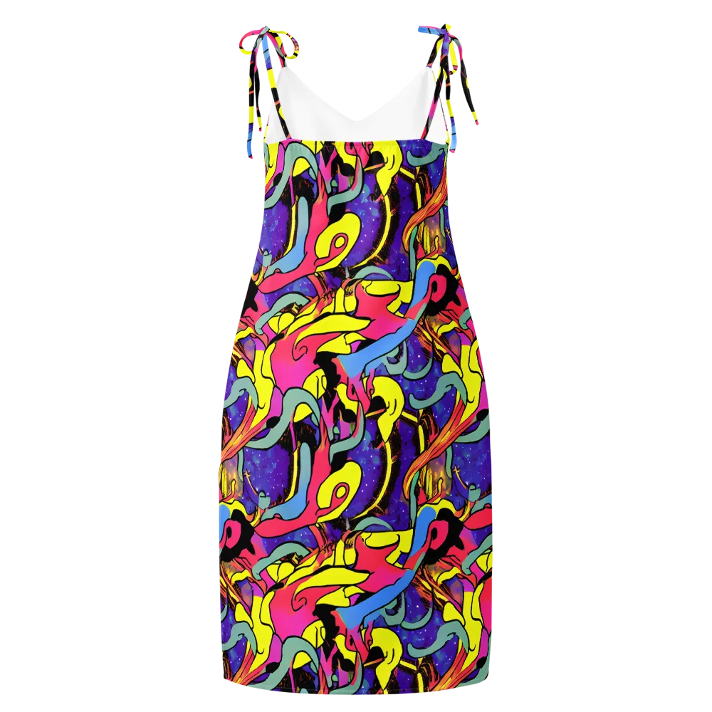 Pop Inferno on Slip Dress — Back