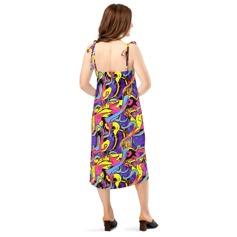 Pop Inferno on Slip Dress — Back