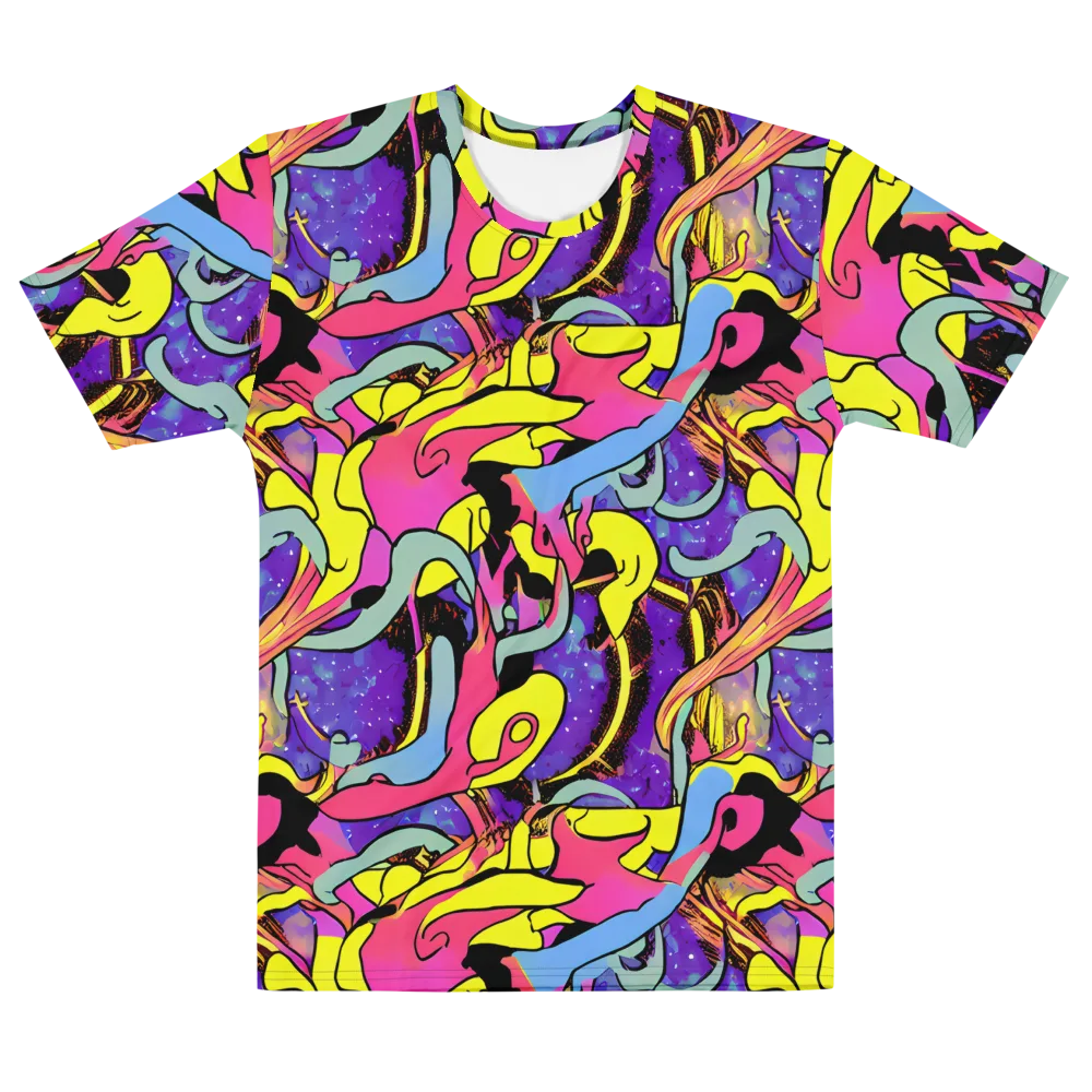 Pop Inferno on Men's Cotton Crew Neck T-Shirt — Front