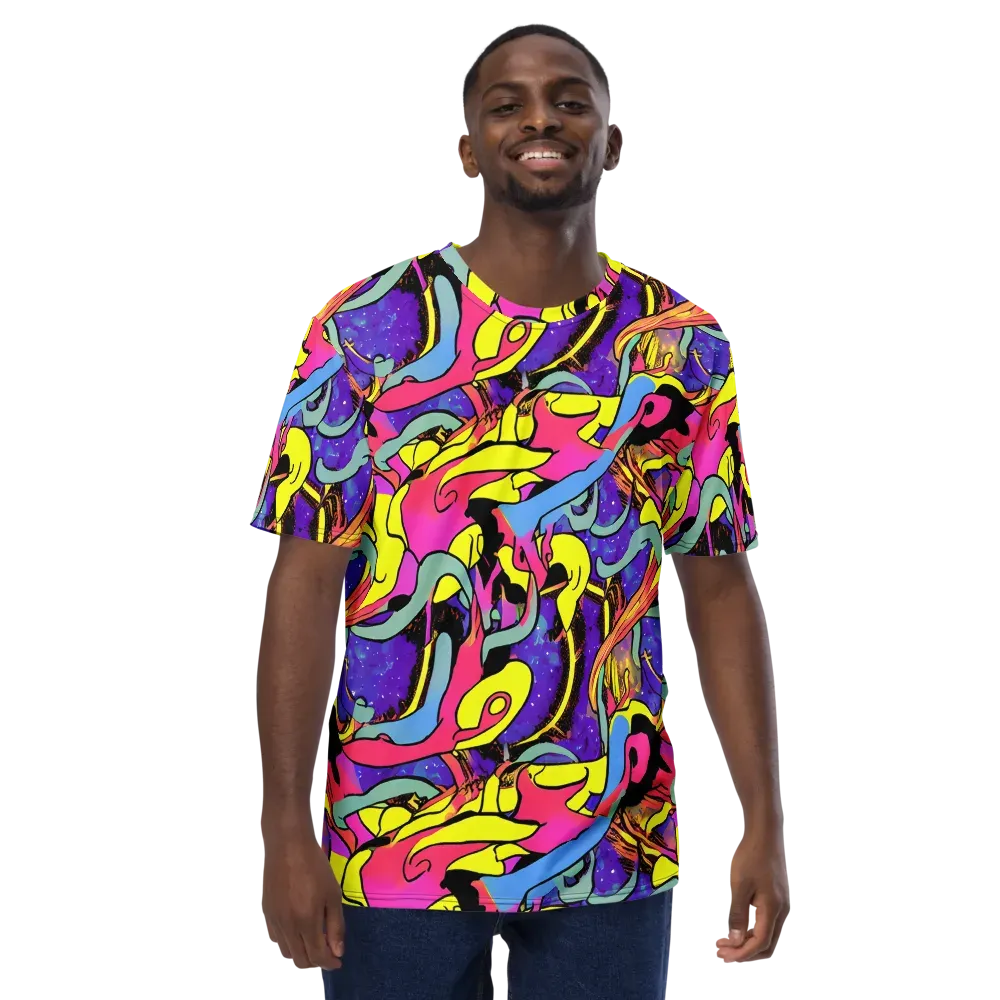 Pop Inferno on Men's Crew Neck T-Shirt — Front