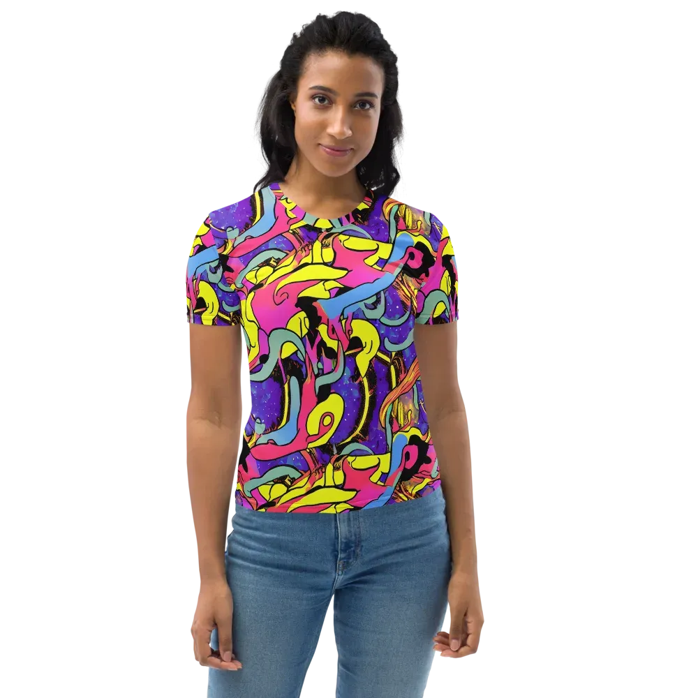 Pop Inferno on Women's Crew Neck T-Shirt — Front
