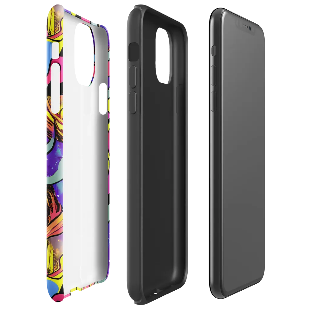 Pop Inferno on Tough Case for iPhone® — Right