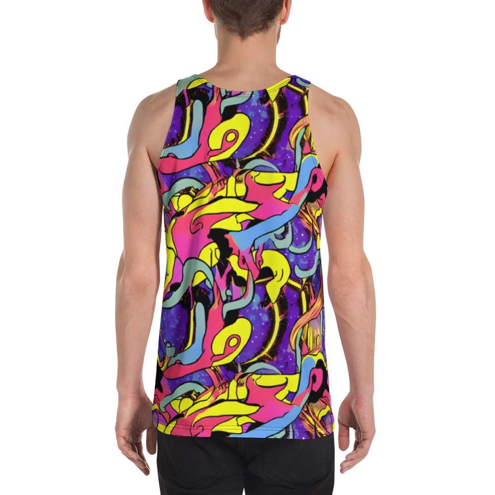 Pop Inferno on Men's Tank Top — Back