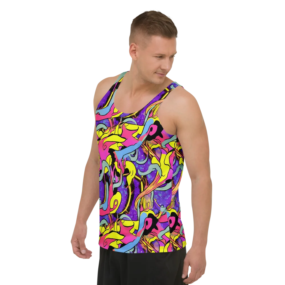 Pop Inferno on Men's Tank Top — Left Front