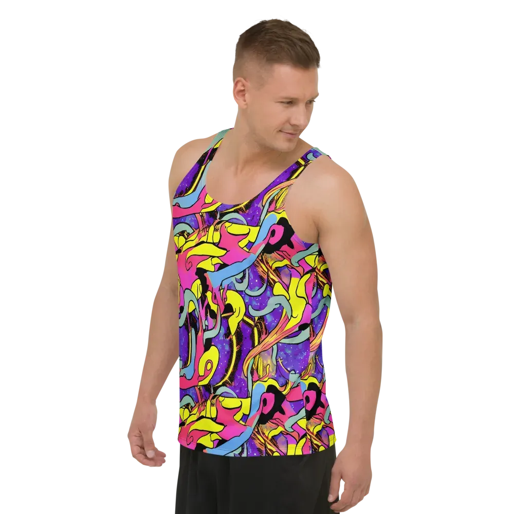 Pop Inferno on Men's Tank Top — Left Front
