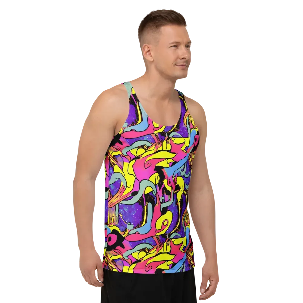 Pop Inferno on Men's Tank Top — Right Front