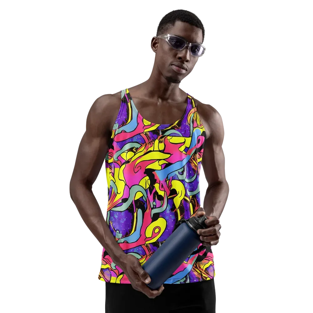 Pop Inferno on Men's Tank Top — Front