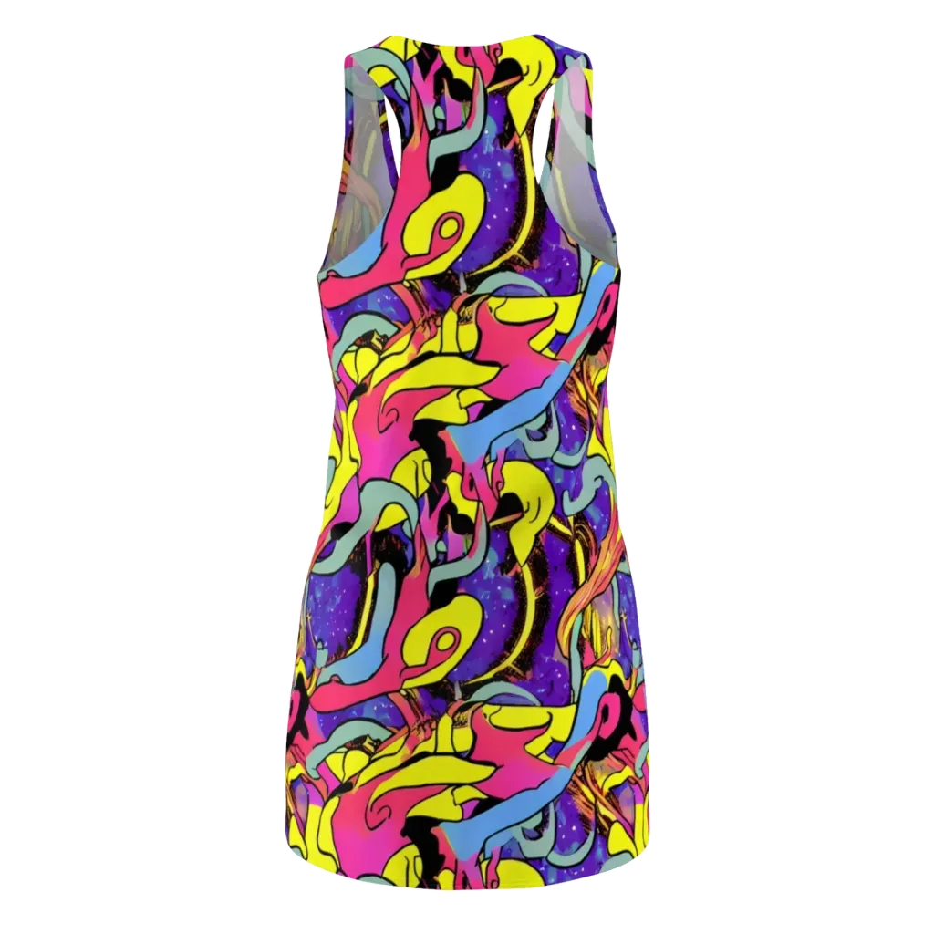 Pop Inferno on Racerback Dress — Back