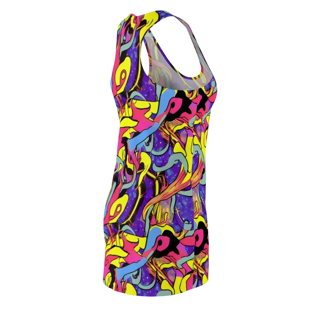 Pop Inferno on Racerback Dress — Back Side