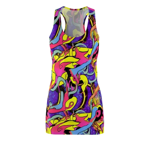 Pop Inferno on a Racerback Dress