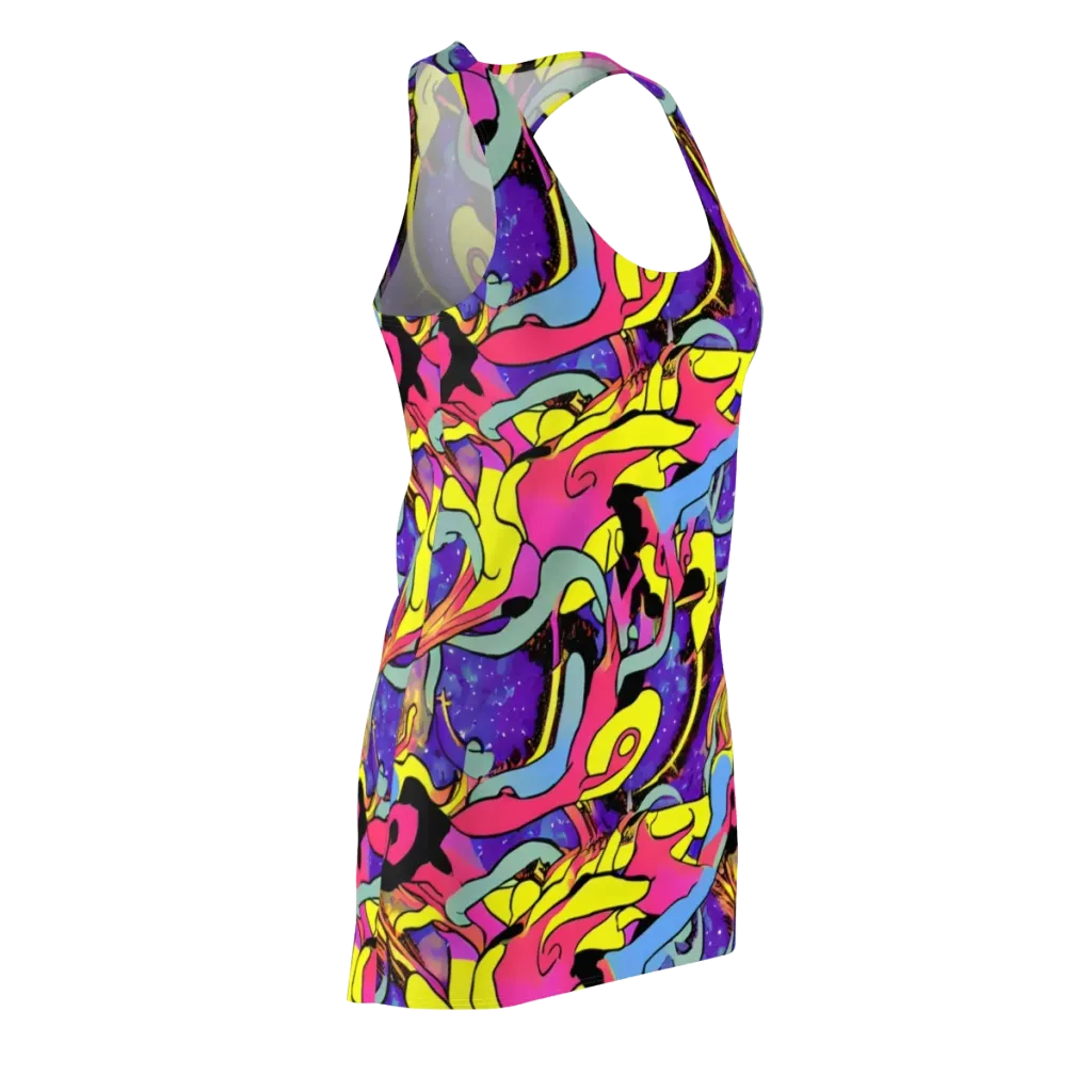 Pop Inferno on Racerback Dress — Front Side