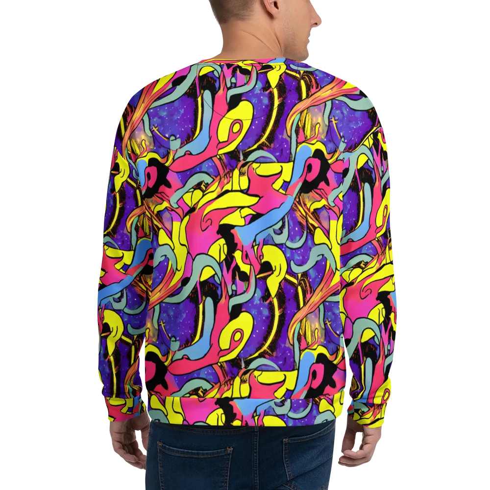 Pop Inferno on Sweatshirt — Back