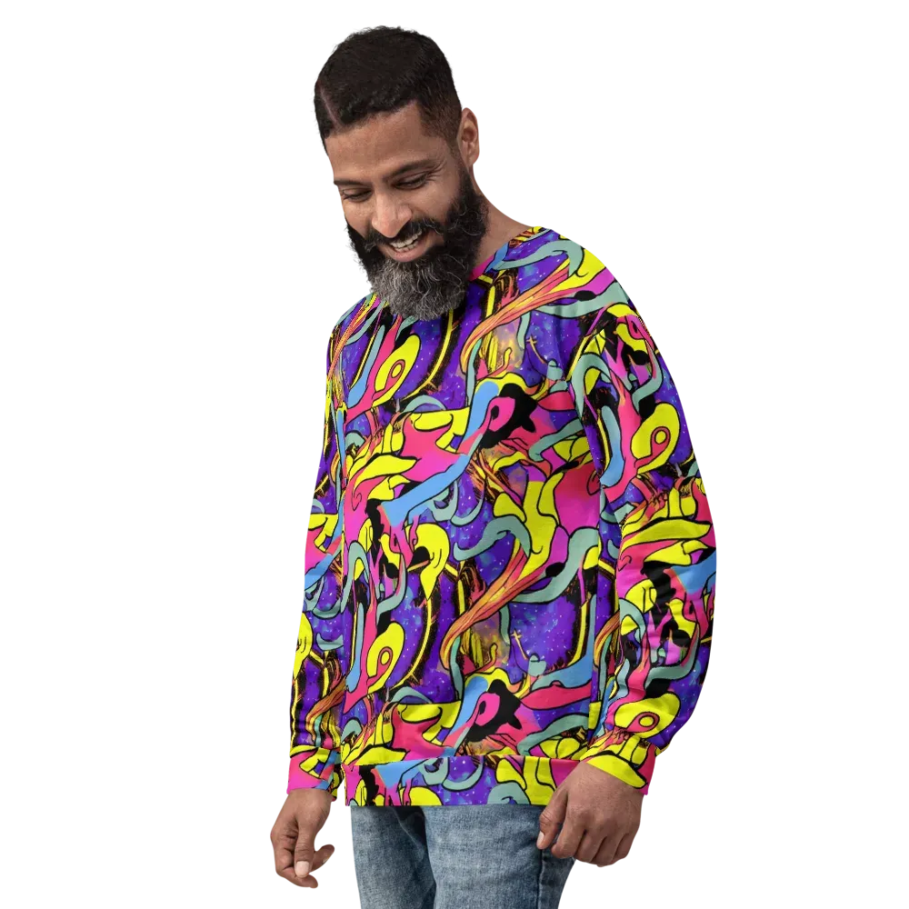 Pop Inferno on Sweatshirt — Left Front
