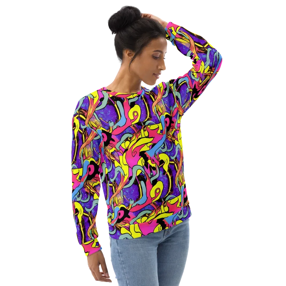 Pop Inferno on Sweatshirt — Right Front