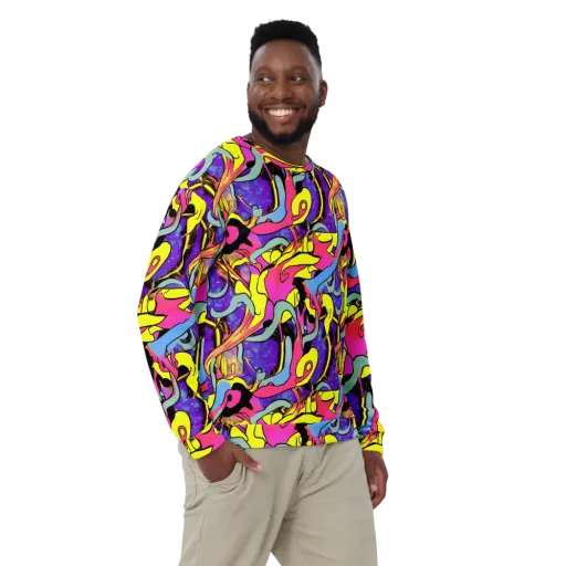 Pop Inferno on a Sweatshirt